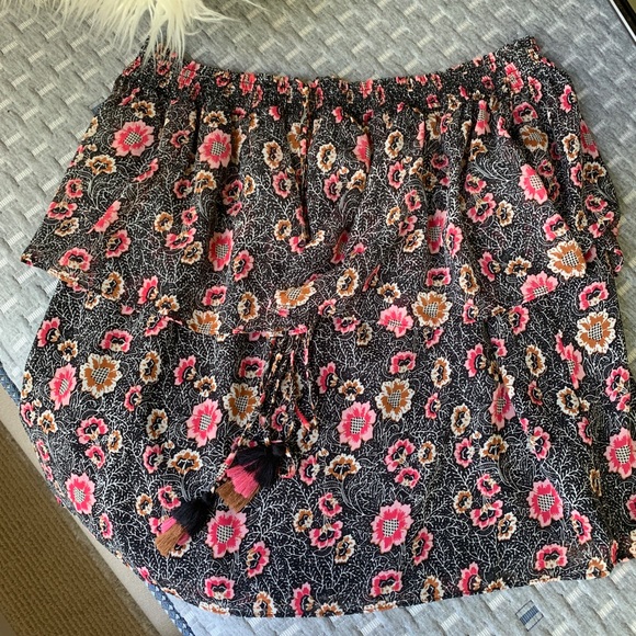 Rebecca Minkoff Off The Shoulder Chiffon Blouse - Picture 2 of 4